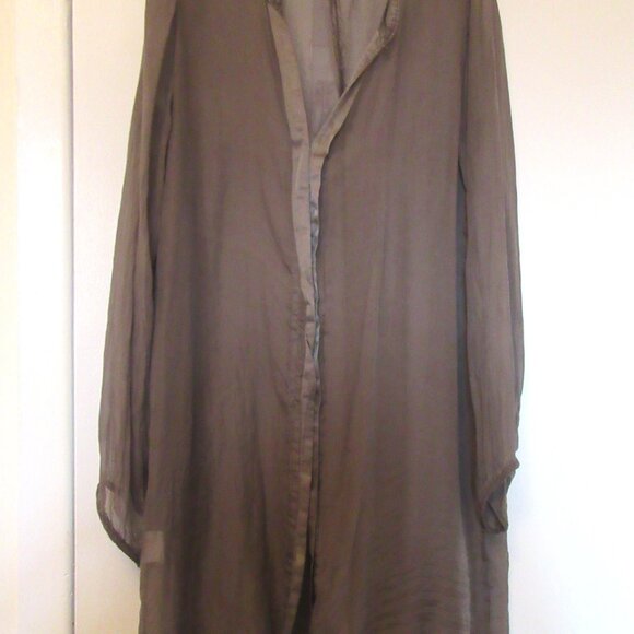 Italian Made KAR-MA Boutique Set of Tunic & Camisole, 100% Seta Silk, Large - Picture 2 of 4